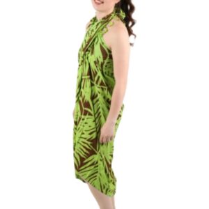 Sarong - K7 - bladeren van Om Namaste - Pareo Saunadoek Wikkeljurk
