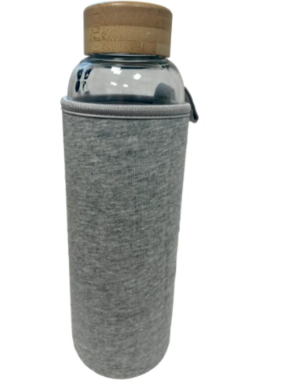 Waterdrop Glass bottle 600 ml Transparant / Clear glass - Image 3