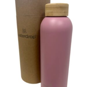 Waterdrop Steel bottle 600 ml Pastel pink matt