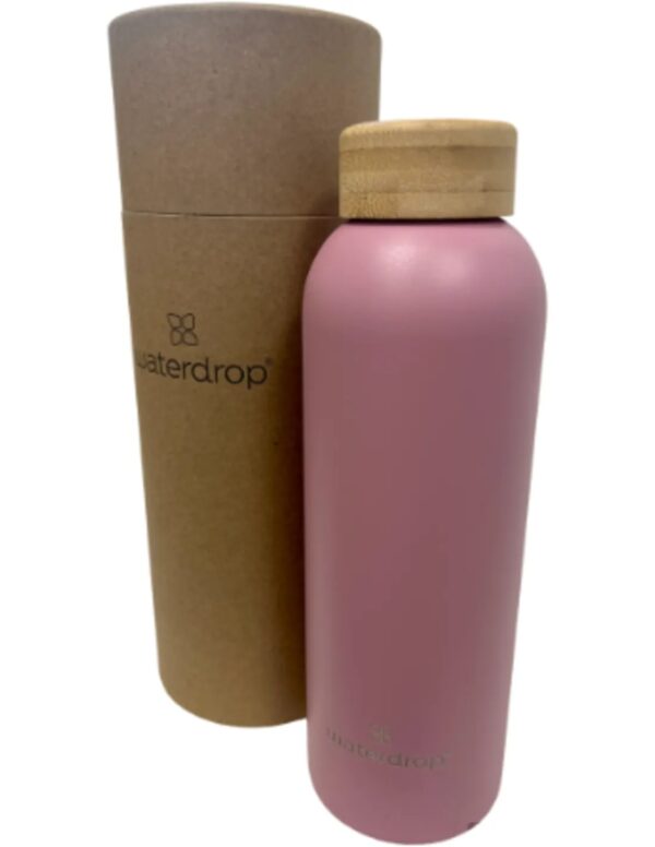 Waterdrop Steel bottle 600 ml Pastel pink matt