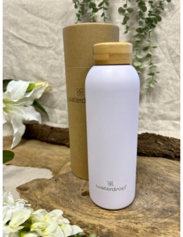 Waterdrop Steel bottle 600 ml Pastel purple matt - Image 4