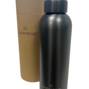 Waterdrop Steel bottle 600 ml Charcoal brushed