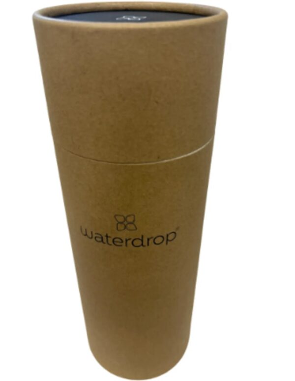Waterdrop Steel bottle 600 ml Charcoal brushed - Image 3
