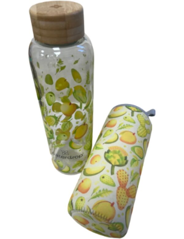 Waterdrop Glass bottle 600 ml Glow