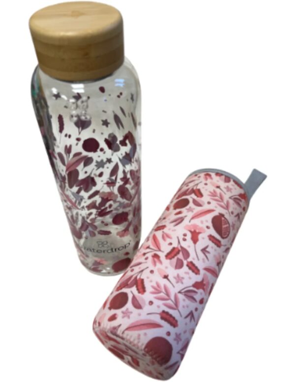 Waterdrop Glass bottle 600 ml Love