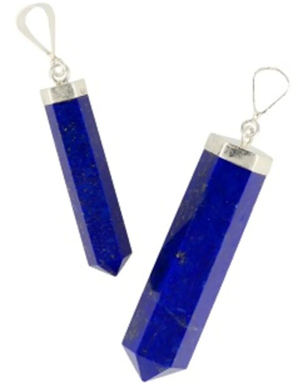 Lapis Lazuli punthanger met zilver kapje - Image 3