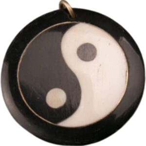 Hanger Yin Yang Zwart 4cm A19