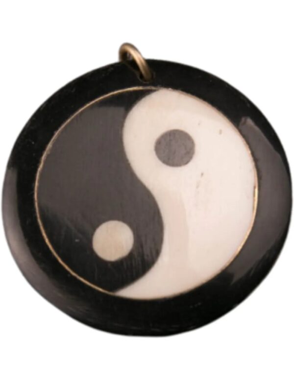Hanger Yin Yang Zwart 4cm A19