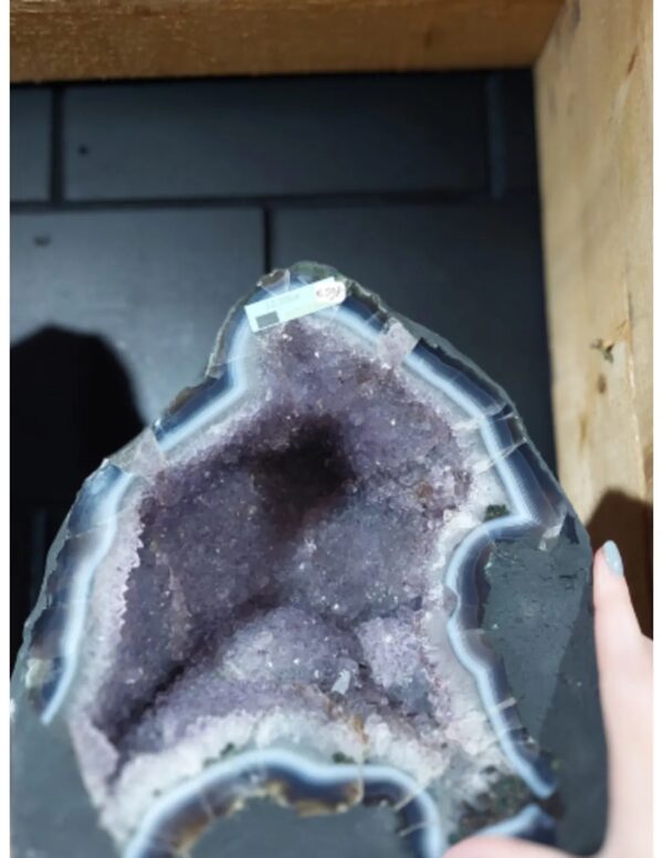 Amethist geode nr.001 - Image 4