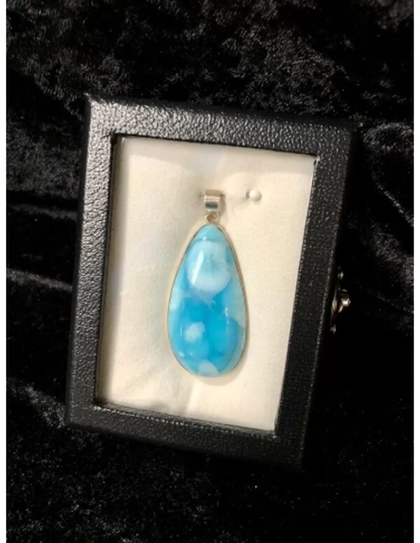 Larimar AA hanger in zilver nr.1079 - Image 2