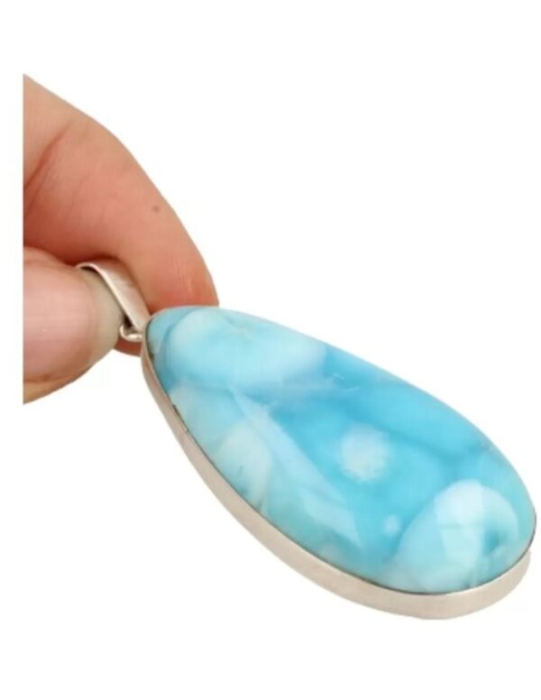 Larimar AA hanger in zilver nr.1079 - Image 5