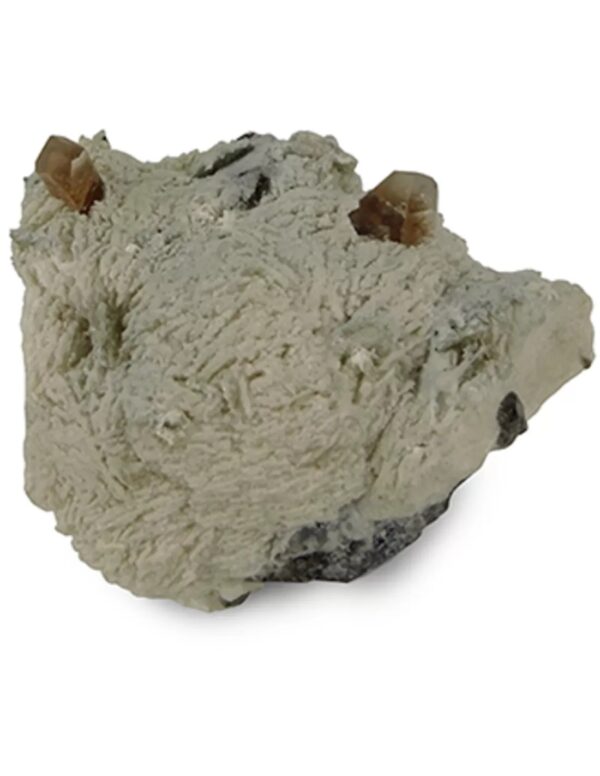 Topaas en Rookkwarts in Bariet en Calciet, nr. 259