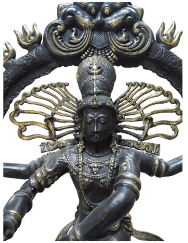 Shiva met ring beeld brons nr.5 - Image 2