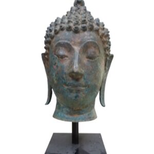 Boeddha hoofd beeld brons nr.15