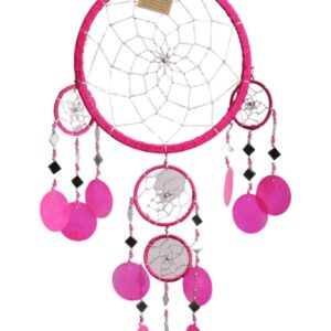 Dromenvanger spiegel-schelp 22 CM - Roze