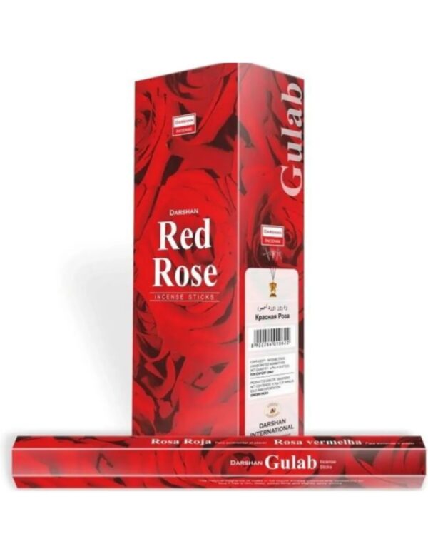 Darshan Red Rose Wierook Kegeltjes