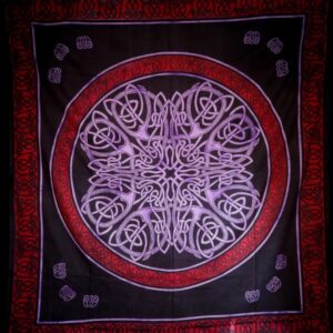 Grandfoulard - 401 - Celtische Mandala - Rood/Paars