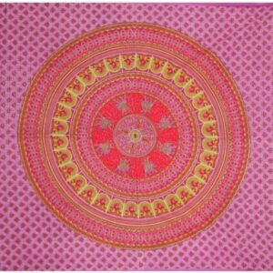 Grand foulard B62 - Mandala - Paars-Lila- Wandkleed - Bedsprei - Strandlaken