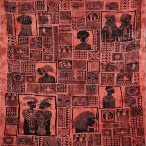 Grand foulard B69 - Afrika - Wandkleed - Bedsprei - Strandlaken - Grandfoulard