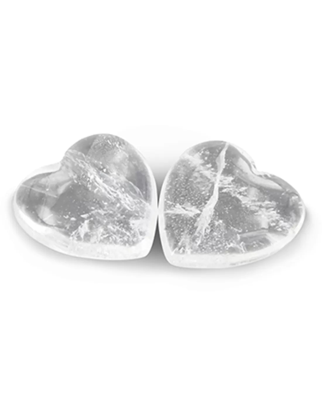 Bergkristal edelsteen hart 10 mm