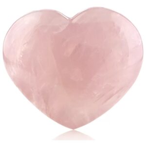 Roze kwarts edelsteen hart 10 mm