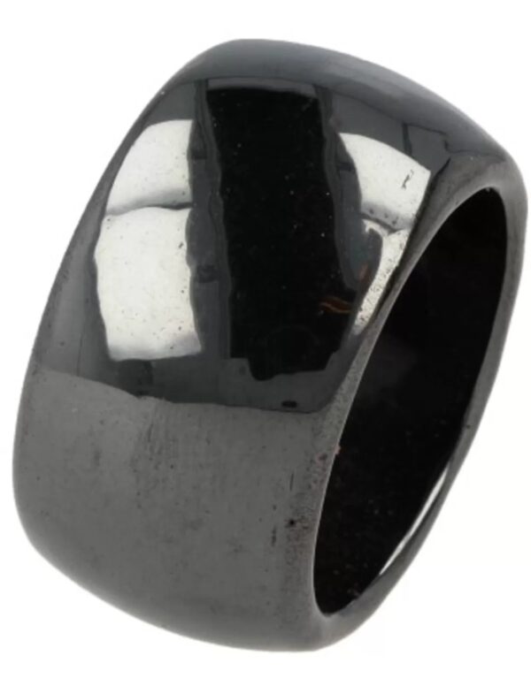 Hematiet magneet ring - 22