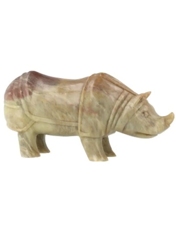 Speksteen neushoorn 14-16 cm - Image 3