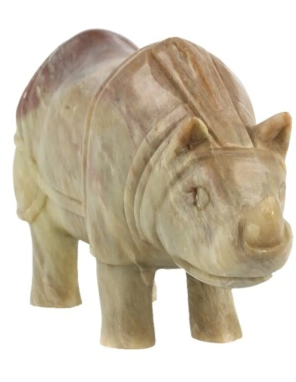 Speksteen neushoorn 14-16 cm - Image 5