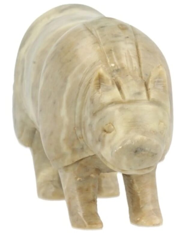 Speksteen neushoorn 12 cm - Image 5