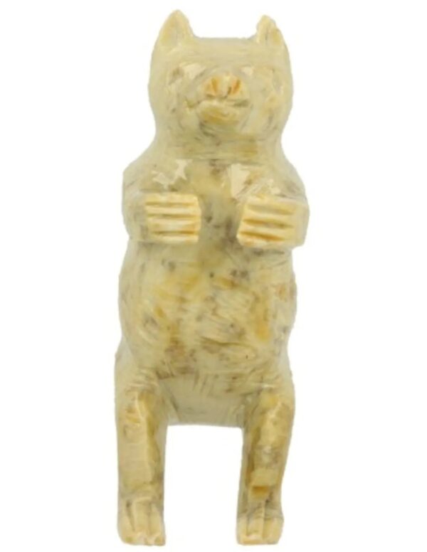 Speksteen beer staand 8,5 cm