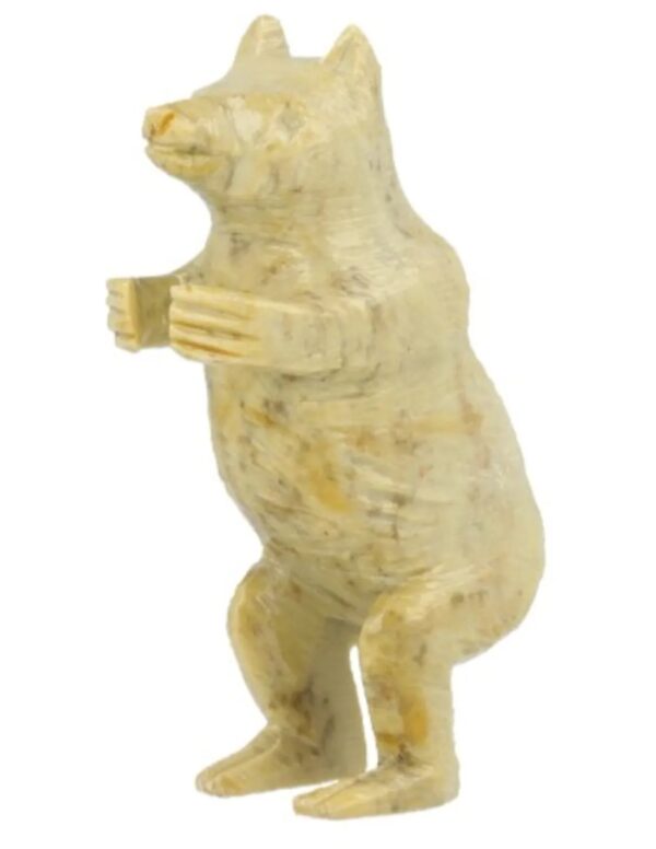 Speksteen beer staand 8,5 cm - Image 3
