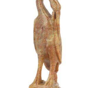 Speksteen kraanvogel 10 cm