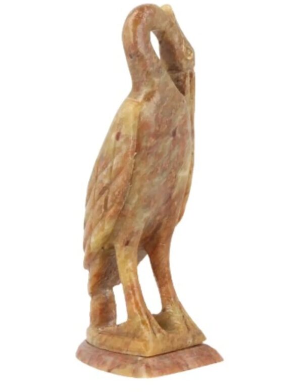 Speksteen kraanvogel 10 cm - Image 3