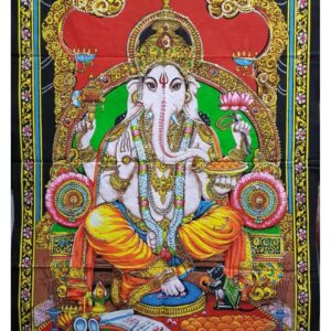 Ganesh doek - Ganesha wandkleed 80x100 cm