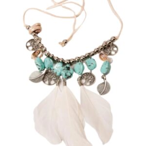 Ibiza Ketting - Schelp turquoise