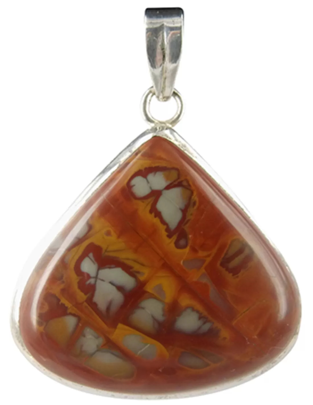 Jaspis Noreena hanger in zilver nr. 8