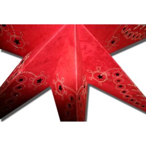 nr. 27 Geborduurde ster "red arrow" (zonder verlichtingsset)