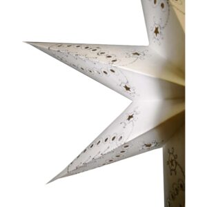 nr. 35 Geborduurde ster "white arrow" (zonder verlichtingsset)
