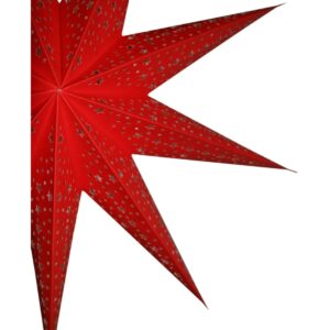 nr. 37 Rode ster "stars" met 9 punten (zonder verlichtingsset)