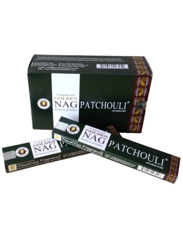 Vijayshree Golden NAG Patchouli Wierook Stokjes