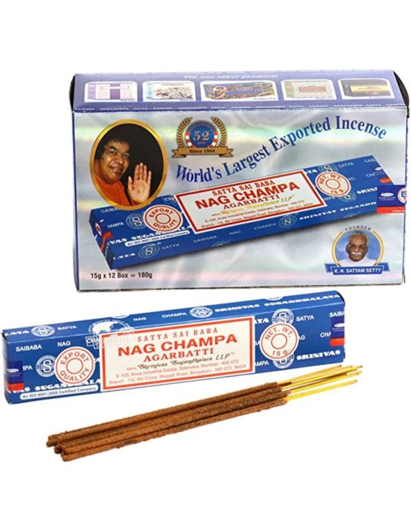 Nag Champa wierook stokjes Satya 10 grams - sai baba