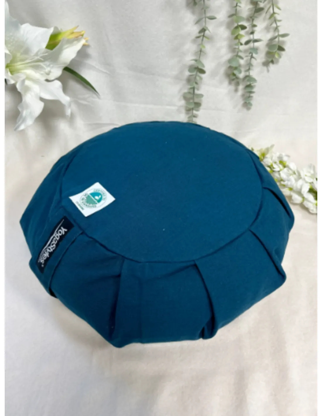 YogaStyles Meditatiekussen Organic Zafu Petrol - Image 4