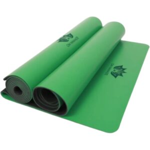 Om Namaste PU rubber Yogamat - mat voor yoga en fitness - Groen