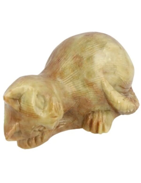 Speksteen kat slapend 7 cm - Image 5