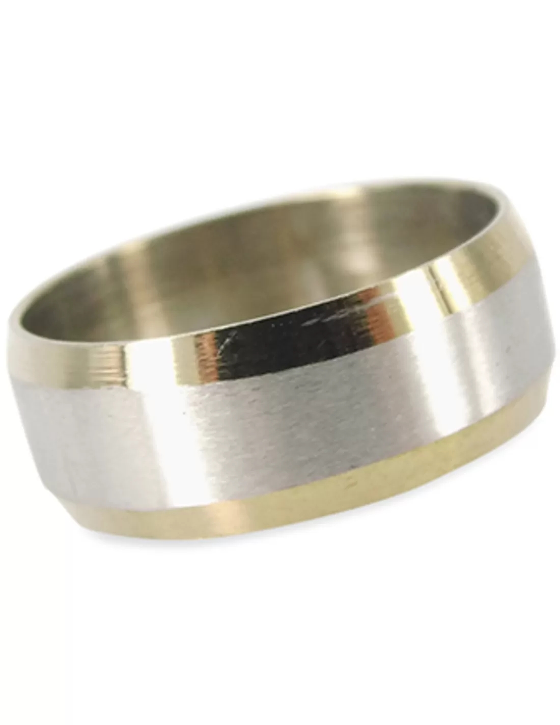 Roestvrij stalen ring 2bb - 17,75