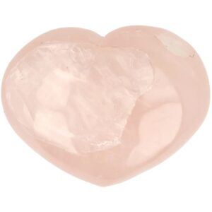 Roze kwarts edelsteen hart nr.56