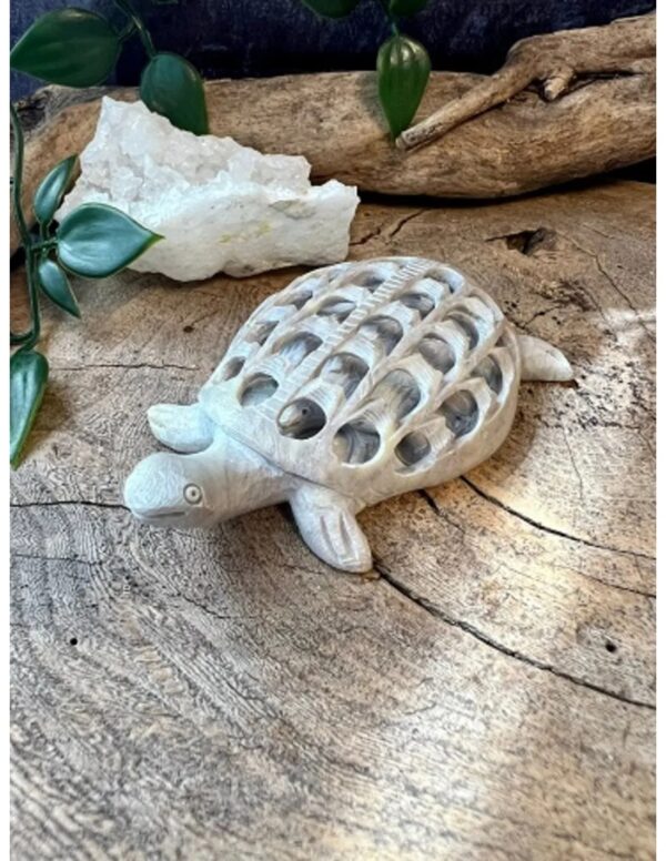 Speksteen waterschildpad in waterschildpad 9,5 cm - Image 2