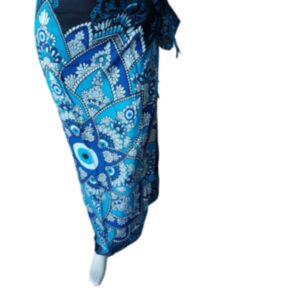 Sarong - 011 - Mandala boze oog van Om Namaste - Pareo Saunadoek Wikkeljurk