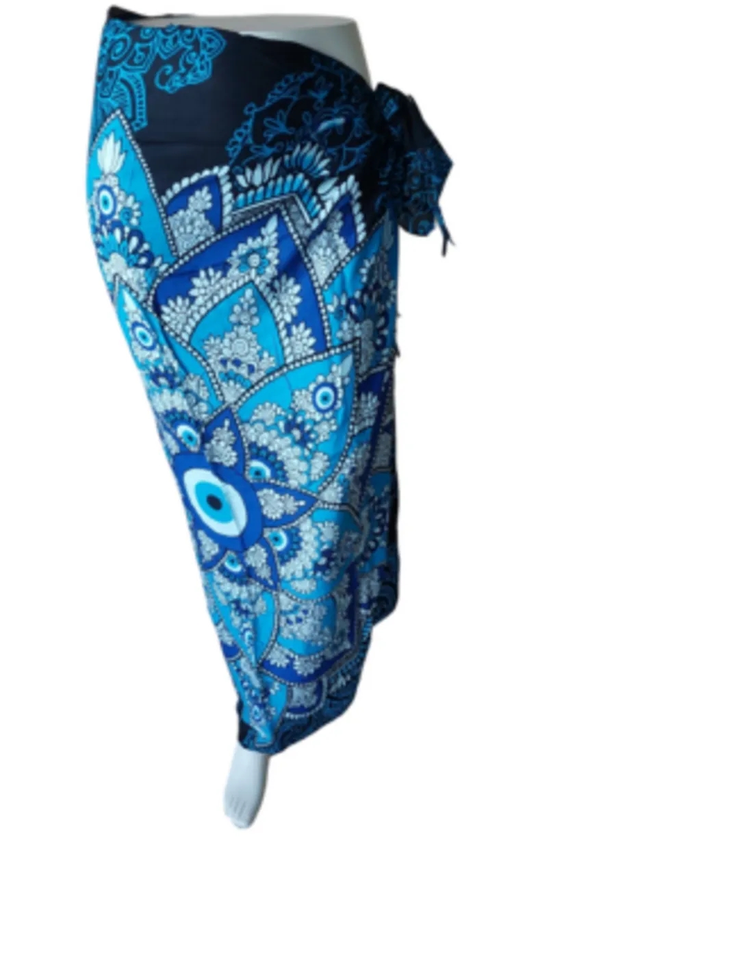 Sarong - 011 - Mandala boze oog van Om Namaste - Pareo Saunadoek Wikkeljurk