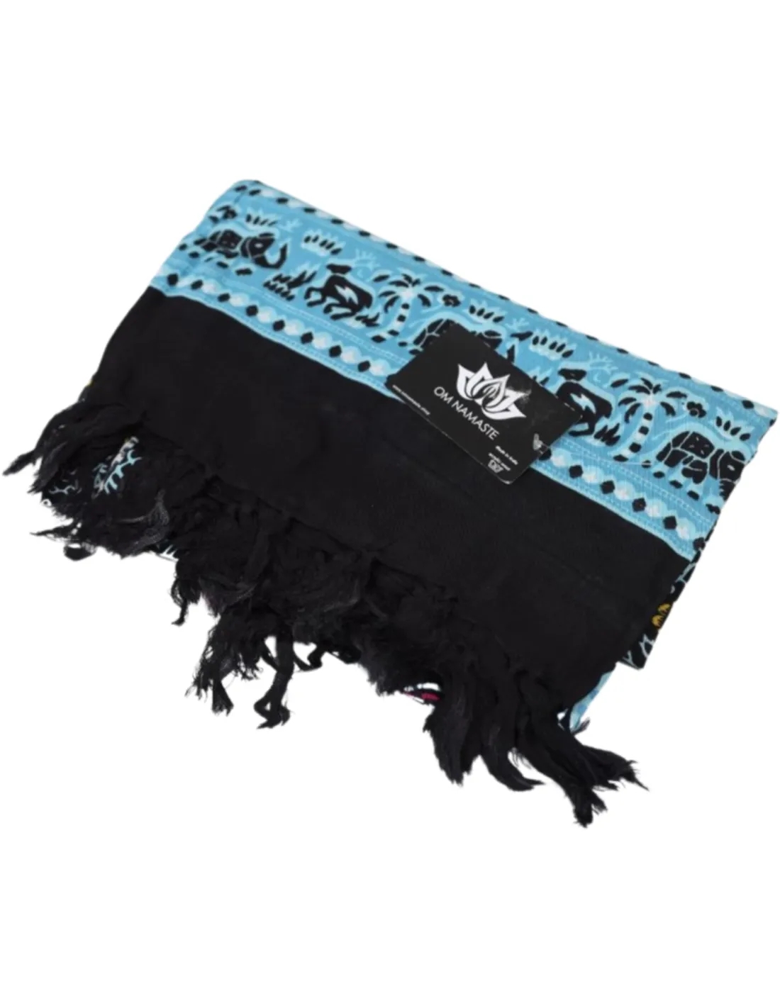 Sarong - 523 - mandala - zwart van Om Namaste - Pareo Saunadoek Wikkeljurk - Image 3